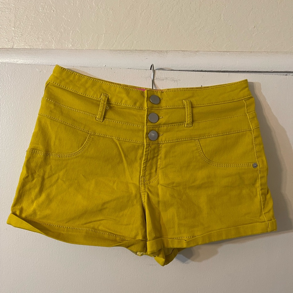 Yellow Women's Shorts
